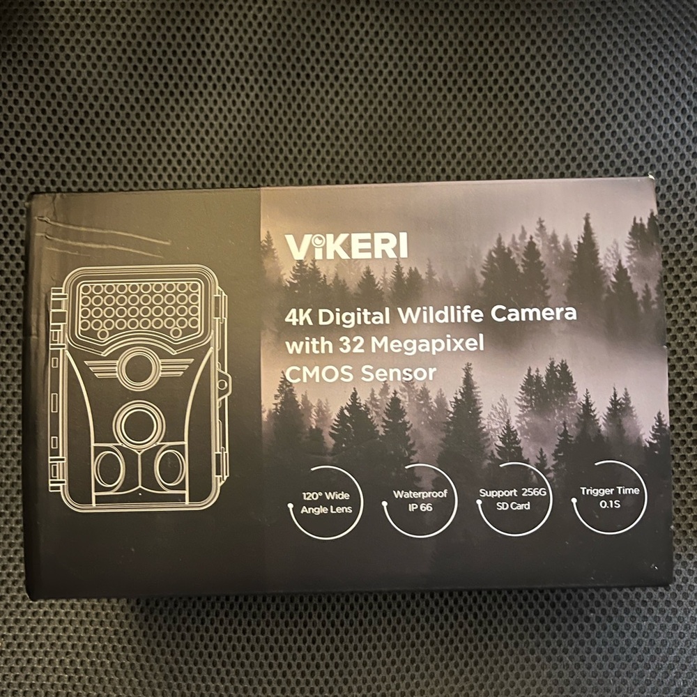 Vikeri 4k Digital Wildlife Camera in box